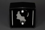 Rare Stewart Warner ’Lady’s Head’ Radio R108X in Black + Silver